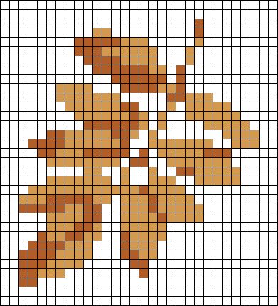 Autumn Alpha Patterns, Fall Crochet Tapestry, Leaves Pixel Art, Fall Alpha Patterns, Autumn Pixel Art, Fall Pixel Art, Simple Alpha Patterns, Leaf Cross Stitch, Intarsia Knitting Charts