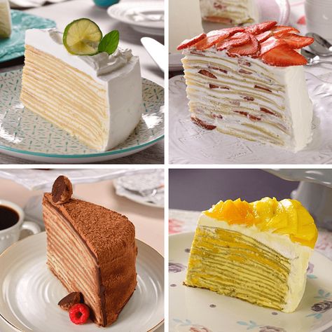 Revisen este riquísimo Pasteles de Crepas Beautiful Cake Designs, Crepe Cake, Pan Dulce, Cake Donuts, Easy Cake, Layer Cake, Crepes, Beautiful Cakes, Amazing Cakes