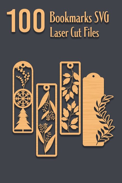 Bookmark Designs, Svg Laser Cut Files, Diy Laser Cut, Laser Cut Wood Crafts, Laser Engraved Gifts, Floral Svg, Laser Engraved Ideas, Bookmark Template, Laser Cut Earrings