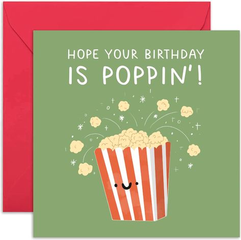 PRICES MAY VARY. 🎂 CUTE BIRTHDAY CARD: This cute birthday card is sure to make them smile. Gift friends and family this birthday card to celebrate being another year older and wiser. ✨ SPECIAL MILESTONES: Find the perfect greeting card for family and friends. We have designs for any occasion. Find the perfect card for a dad, mum, brother, sister, daughter, son, auntie, uncle, cousin, niece, nephew, grandad, grandma, or friend. 🌎 WE CARE: Our range of greeting cards are designed in house and al Cousin Birthday Card Ideas, Birthday Card Ideas For Cousin, Birthday Card Ideas For Uncle, Popcorn Theme, Fun Happy Birthday, Smile Gift, Birthday Cards For Brother, Birthday Card For Him, Cool Birthday Cards