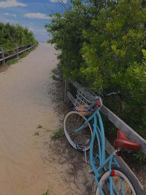 Biking On The Beach, Beach Bike Ride, Summer Bike Ride, Aesthetic Bike, Summer Bike, Summer Wishlist, 2024 Board, Bike Aesthetic, Dream Bike