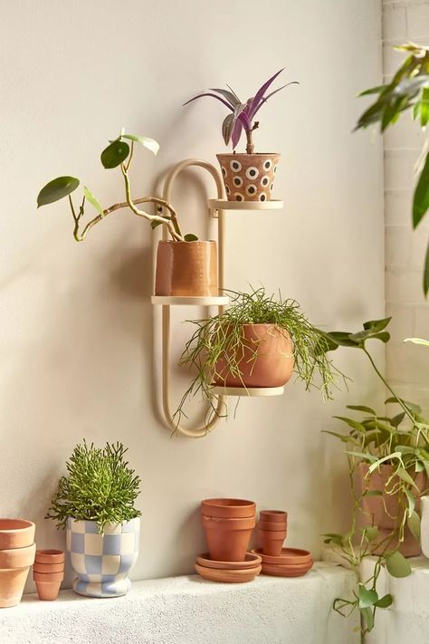 Best Planters and Vases From Urban Outfitters Wall Mounted Plant, Florida Bedroom, Room Revamp, Sleek Decor, Support Pour Plante, Plant Mama, Plant Stands Outdoor, Uo Home, Garden Wallpaper