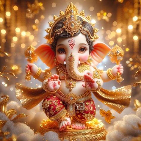 Ganesh Wallpaper For Laptop High Quality, Little Ganesha Cute, Ganesh Wallpaper Full Hd 1080, Ganesha Photography, Bal Ganesh, Photos Of Ganesha, Ganesh Ji Images, Ganpati Bappa Wallpapers, Short Status