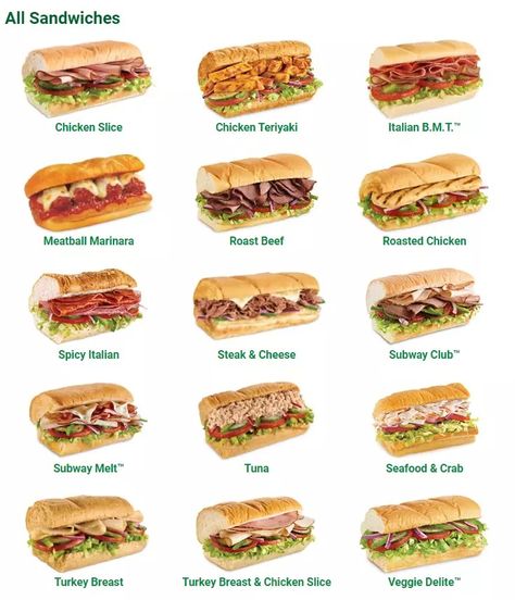 Subway Menu Malaysia & Latest Prices 2024 Subway Menu, Subway Order, Sandwich Menu, Salad Menu, Subway Sandwich, Chicken Menu, Prepositional Phrases, Sandwich Bar, Premium Meat