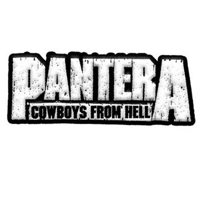 Punk Band Logos, Pantera Band Funny, Jeff Anderson, Pantera Vulgar Display Of Power Poster, Punk Store, Punk Shop, Cowboys From Hell, Heavy Metal Patches, Megadeth Patch