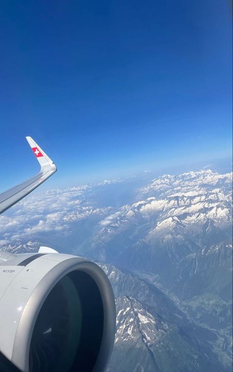 Travel aesthetic photography 
Picture in airport Switzerland Airport Fake Story, Switzerland Fake Story, Bern Aesthetic, Switzerland Airport, 2023 Lifestyle, Kashmir Trip, Geneva Airport, Alps Switzerland, Plane Window