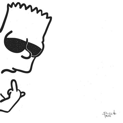 Barth Simpson Bart Simpson, Snoopy, Black And White, Fictional Characters, White, Black, Art