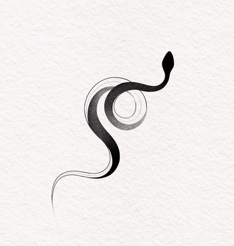 Snake Mini Tattoo, One Line Snake Tattoo, Minimal Snake Tattoo Design, Snake Fine Line Tattoo, Snake Minimalist Tattoo, Small Snake Tattoo Ideas, Abstract Snake Tattoo, Snake Tattoo Fine Line, Snake Line Tattoo