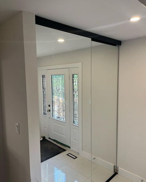 Frameless Mirror, Custom Closet, Black Trim, Sliding Doors, Doors, Trim, Mirror, Closet, Black