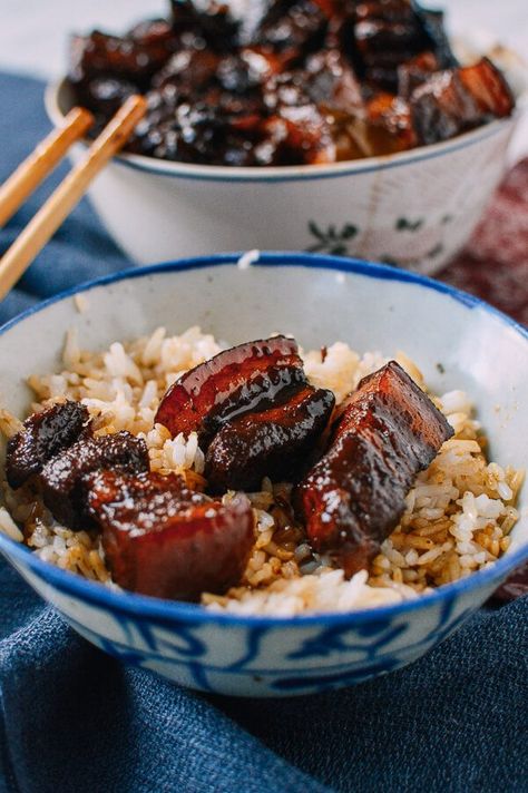 Shaoxing China, Chinese Pork Belly Recipe, Red Braised Pork, Chinese Pork, Woks Of Life, The Woks Of Life, Braised Pork Belly, Pork Belly Recipes, Mapo Tofu