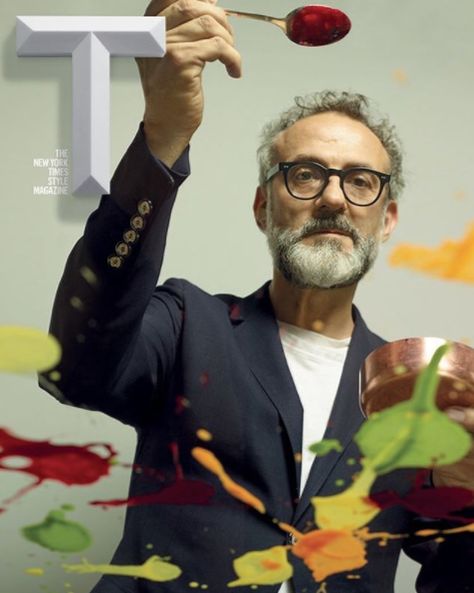 NYT Style Magazine - Chef Massimo Bottura, Feed The Hungry, Whirling Dervish, Italian Chef, T Magazine, Cooking Chef, New Times, Business Portrait, Italian Cooking