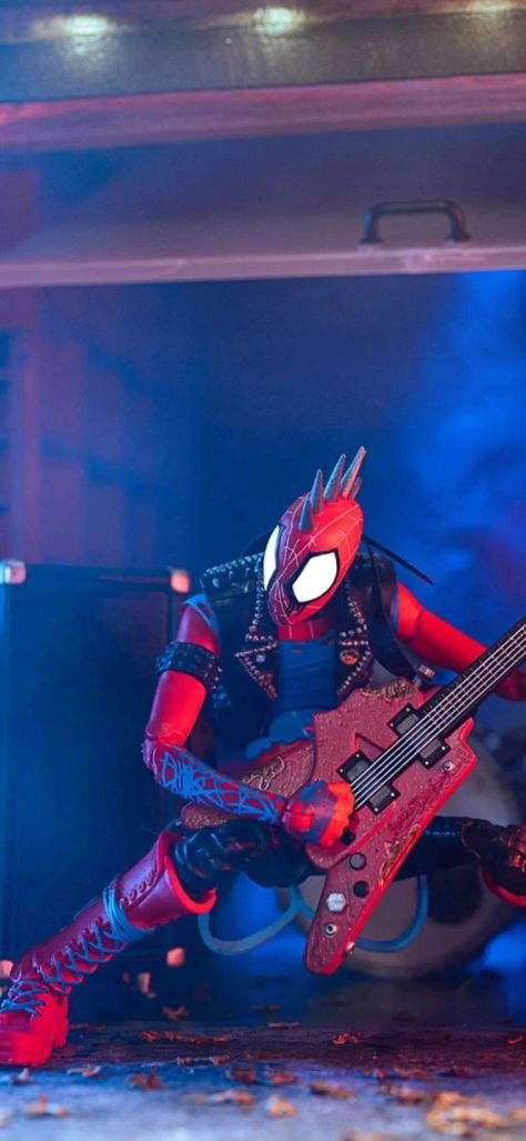 Punk Wallpaper Iphone, Hobie Brown, Punk Wallpaper, Lego Wallpaper, Spider Punk, Spiderman Art Sketch, Spiderman 3, Marvel Comics Superheroes, Spiderman Pictures