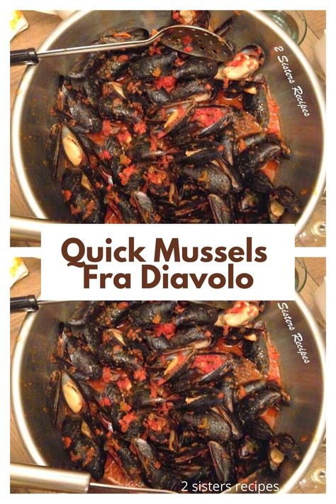 Mussels Diablo Recipe, Mussels Fra Diavolo Recipe, Fra Diavolo Recipe, Seafood Soups, Fra Diavolo, Mussels Recipe, Olive Oil Garlic, Seafood Recipes Healthy, Healthiest Seafood