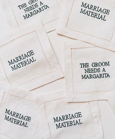 The groom needs a margarita 🌶️ repost from @tenstorystationery | Instagram Twilight Wedding, Mumu Wedding, The Groom, Machine Embroidery, Weddings, On Instagram, Instagram