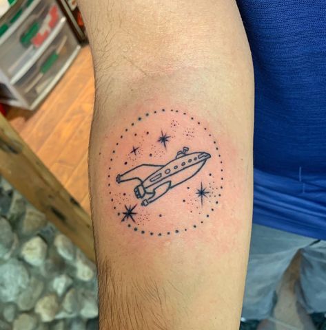 Futurama Tattoo Simple, Futurama Flash Tattoo, Futurama Tattoo Ideas, Nibbler Futurama, Back To The Future Tattoo, Futurama Tattoo, Fry Futurama, Geometric Shape Tattoo, James Tattoo