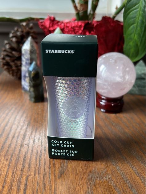 Starbucks studded tumblercold cup key chain Starbucks Keychain, Cold Cup, Key Chain, Key, Chain, Pink