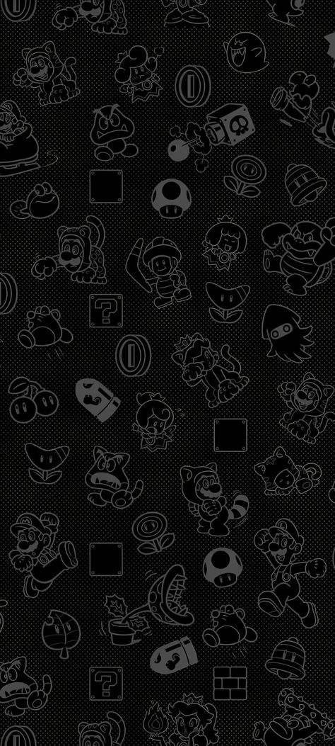 Cool Mario Wallpaper, Black Mario Wallpaper, Black Pixel Art Wallpaper, Super Mario Iphone Wallpaper, Pixel Mario Wallpaper, Super Mario Aesthetic Wallpaper, Mario Art Wallpaper, Retro Game Wallpaper Iphone, Mario Iphone Wallpaper