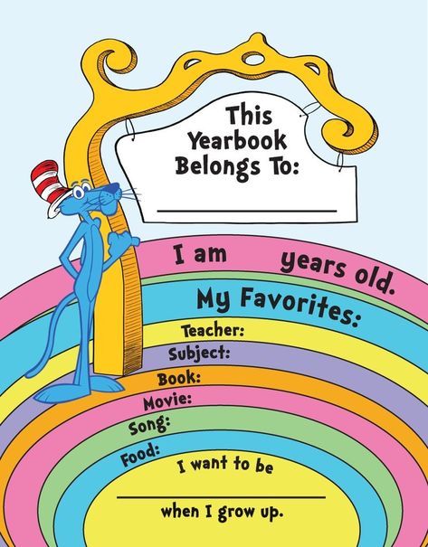 Elementary School Yearbook, Yearbook Themes, Yearbook Ideas, School Yearbook, When I Grow Up, Dr Seuss, Yearbook, Elementary School, Elementary Schools