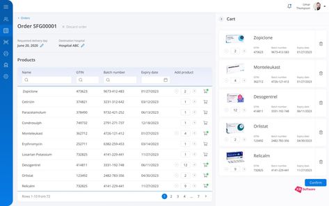 A web-based pharmacy order management system (OMS) that allows the staff of a pharmaceutical company to serialize each product item in an already packaged order. This order management software system can generate serial numbers, scan the product item barcodes, and print the labels. Industry: Healthcare Technology stack: Node.js, Webix, MySQL Order Management System, Pharmaceutical Company, Healthcare Technology, Pharmacy, Web Development, Case Study, Health Care, Software, Technology