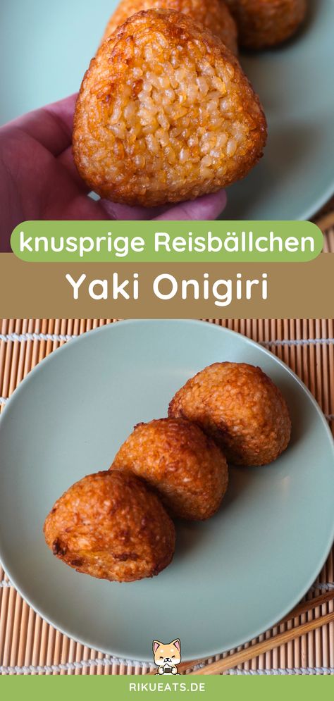 Yaki Onigiri, Veggie Patties, Appetizers Easy Finger Food, Japan Food, Snack Ideas, Interesting Food Recipes, Vegetarian Dishes, Appetizers Easy, Bento Box