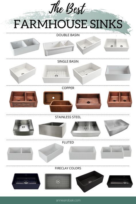 Sink Options, Black Farmhouse Sink, Best Farmhouse Sinks, Hiasan Dalaman Rumah, Tumblr Travel, Pictures Background, Fireclay Farmhouse Sink, Farmhouse Sinks, Shabby Chic Stil