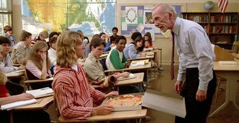 If I'm here and you're here, doesn't that make it our time? Back To School Movie, High School Movies, Fast Times At Ridgemont High, Jennifer Jason Leigh, High Quotes, 1980s Films, Would You Rather Questions, Fast Times, Iconic Movies