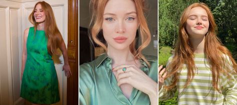 Spring Colors To Wear With Your Red Hair - How to be a Redhead Colour Season, Soft Autumn Color Palette, Seasonal Color Analysis, Fall Color Palette, Soft Autumn, Spring Colors, Redheads, Fall Colors, Red Hair