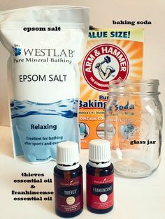 diy bath salts recipe. These Immune Boosting DIY Bath Salts are really easy to make and are so good for your body! You will love the way this homemade essential oil bath salt. Diy Bath Salts, Bath Salts Recipe, Bath Salts Diy, Epsom Salt Bath, Thieves Essential Oil, Homemade Essential Oil, Essential Oils Bath, Essential Oils Gifts, No Salt Recipes