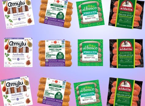 Aidells Chicken Sausage, Spinach Feta Chicken, Sausage Brands, Italian Chicken Sausage, Feta Chicken, Cheddar Chicken, Organic Snacks, How To Make Sausage, Perfect Pasta