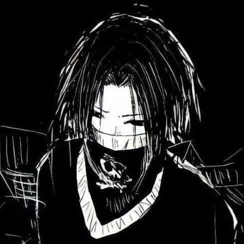 Hunter X Hunter, A Man, Long Hair, Black And White, Hair, White, Black