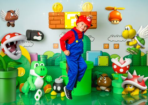 Bros Photoshoot, Mario Bros., Mario Bros, Mario, Editorial, Birthday Party, Halloween, Birthday, Quick Saves