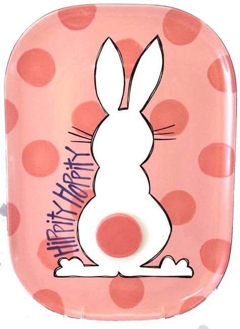 Easter Pottery Painting Ideas, Painting Ideas Mugs, Ceramic Painting Ideas Mugs, Rabbit Pottery Painting Ideas, Bunny Pottery Ideas, Easter Pottery Ideas, Ceramic Painting Ideas, Easter Plates Ceramic, Clay Cottage