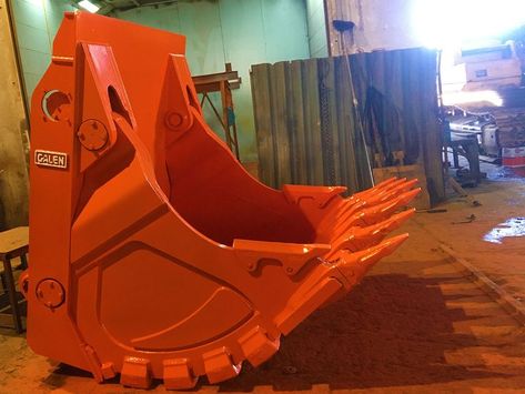 Mining Face Shovel Excavator Bucket are designed by Galen Group Engineers taking into account all the requirements of the machines and their application areas.TheMining Face Shovel Excavator Bucket is equipped with extremely high quality components and structural steels with a complete and customized wear-resistant package to ensure absolute longevity, reduce maintenance costs and limit downtime. Bucket Design, Excavator Buckets, Shovel, Long Life, Ankara, Design