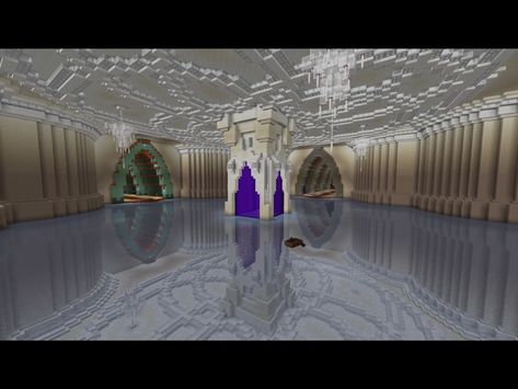 Minecraft Cyberpunk Base, Minecraft Circle Floor Pattern, Minecraft Mega Base Ideas Underground, Minecraft Hub Ideas, Minecraft End Base, Minecraft Nether Hub Ideas, Minecraft Bases Ideas, Minecraft Nether Builds, Nether Base Minecraft