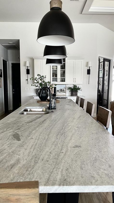 Leather Granite Countertops, Leathered Countertops, Glacier White Granite, Leathered Granite Countertops, Leathered Granite, Leather Granite, Texas House, Granite Countertop, Granite Countertops Kitchen