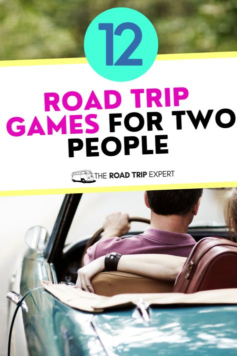 Couple Road Trip Games, Couples Road Trip Games, 2 People Games To Play, Games To Play In The Car, Travel Games For The Car, Two Person Card Games, Car Ride Activities, Car Trip Games, Car Games To Play