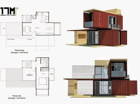 Shipping Container Architecture, Cargo Container Homes, Shipping Container Home Designs, Container Cabin, Container Buildings, Building A Container Home, Casa Country, Container Architecture, Container House Plans