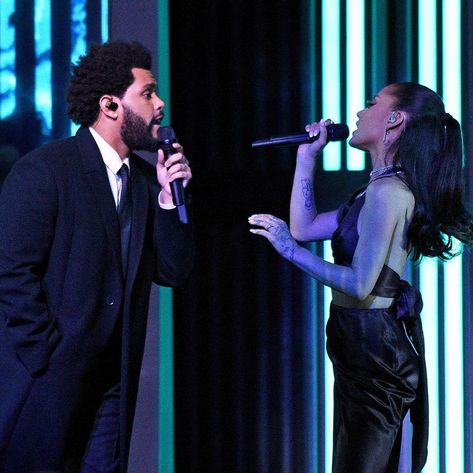 Kevin Mazur on Instagram: “Newlywed @ArianaGrande and @TheWeeknd opened the iHeart Radio Music Awards with their duet "Save Your Tears" Thanks @salxo for taking my…” The Weeknd Ariana Grande, Weeknd Ariana Grande, Derniere Danse, Ariana Grande 2014, Ariana Grande The Weeknd, Ariana Grande Album Cover, Ariana Grande Performance, Ariana Grande Poster, Save Your Tears