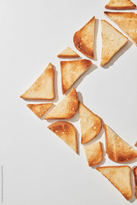 Fried Toast, Food Composition, Food Photography Composition, Space Food, 달력 디자인, Pattern Photography, Food Art Photography, 동화 삽화, Food Photoshoot