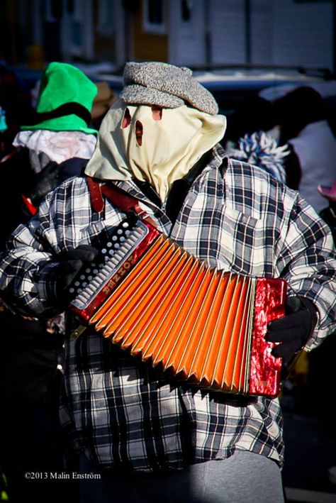 Dec 2013 Mummers Parade in St. Johns, Newfoundland. Photo by Malin Enstrom Photography St Johns Newfoundland, Mummers Parade, Labrador Canada, Film Posters Art, Mother Family, Newfoundland And Labrador, Old Images, St Johns, Cultural Events