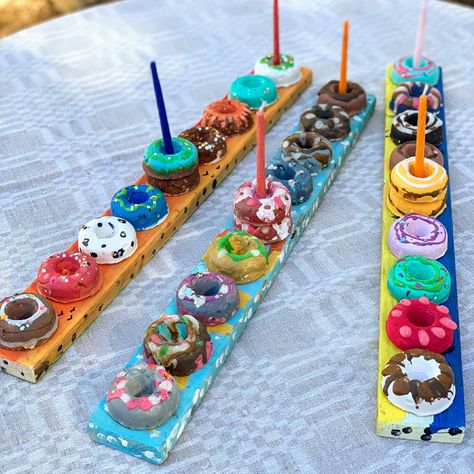 Make Your Own Menorah, Hanukkah Menorah Crafts For Kids, Hanukkah Menorah Diy, Diy Hanukkah Menorah, Diy Menorah For Kids, Hanukkah Art Projects For Kids, Menorah Crafts For Kids, Hanukkah Activities Preschool, Menorah Art