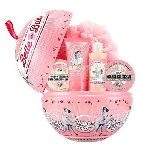 Cosmetic Gift Set, Soap Glory, Beauty Gift Guide, Makeup Package, Christmas Beauty, Soap And Glory, Beauty Kit, Gift Kit, Pretty Packaging