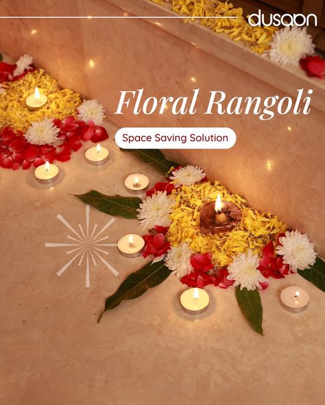 Rangolis are more than just art—they’re a symbol of joy, welcome, and tradition! This festive season, we’re redefining the rangoli game with 7 unique styles: ⭐️ Wall Plates Rangoli: Deck your walls with intricate designs that speak of elegance. ⭐️ Edible Rangoli: A delicious blend of art and flavor—because celebrations deserve a sweet touch. ⭐️ Urli Bowl Rangoli: Bring the beauty of water and flowers into your home with mesmerizing floating Rangoli. ⭐️ Floral Rangoli: The classic elegance... Floating Rangoli, Floral Rangoli, Urli Bowl, Wall Plates, Space Saving Solutions, Intricate Designs, Unique Styles, Festive Season, Classic Elegance