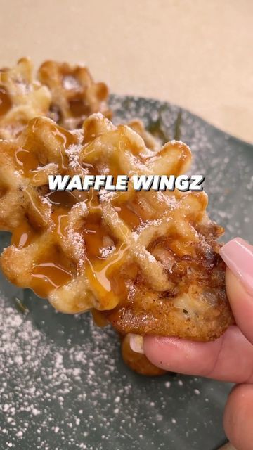 Chicken Wing Waffles, Chicken Wings And Waffles, Waffle Wings, Chicken And Waffle Cone Recipe, Fried Chicken Wing, Waffle Batter Recipe, Wings Fried, Chicken Wing Dip, Waffle Batter