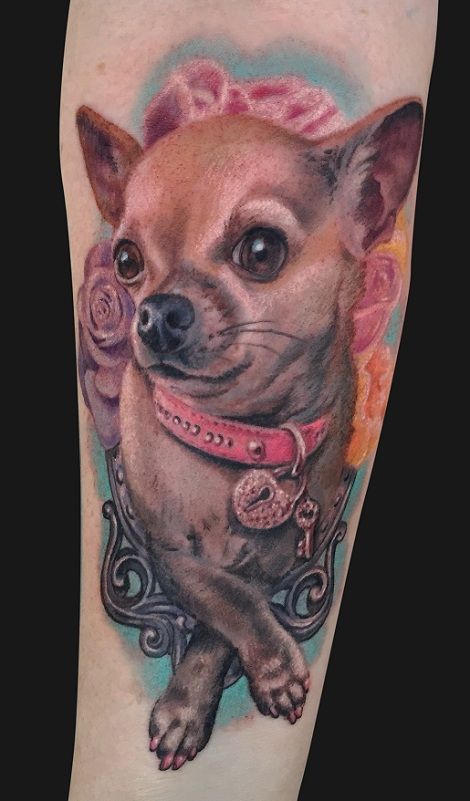 The 14 Coolest Chihuahua Tattoo Designs In The World Chihuahua Tattoo Ideas, Chihuahua Tattoos, Chihuahua Tattoo, Pet Memorial Tattoo, Dog Memorial Tattoos, Paw Tattoo, Chihuahua Lover, Cute Chihuahua, Memorial Tattoos