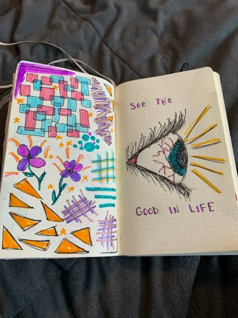 drawjng page Journal Ideas Art Draw, Easy Quotes To Draw, Two Page Drawings, Quote With Drawing, Journal Ideas Drawing, Mini Art Journal, Healing Journal, Scrap Journal, New Sketchbook