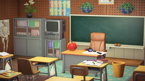 Classroom Animal Crossing, Acnh Classroom, Acnh School, Happy Home Paradise, Wallpapers Cartoon, My Animal, Cool Wallpapers Cartoon, Happy Home, Cool Wallpaper