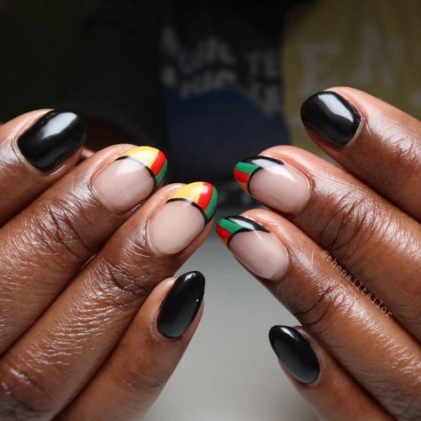 #BHM nails, 🖤 Bhm Nails, New Years Nail Designs, Painted Nail Art, New Year's Nails, Cute Nails, Health And Beauty, Nail Designs, Nail Art, Hand Painted