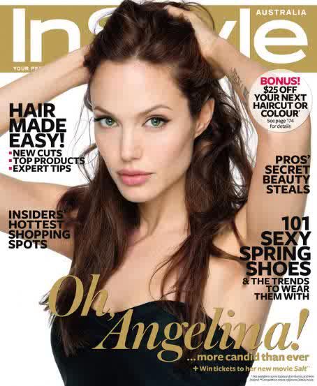 Angelina Jolie Birthday, Desi Wedding Dresses, Cool Magazine, Instyle Magazine, New Cut, Haircut And Color, Women Magazines, Angelina Jolie, Photo Magazine