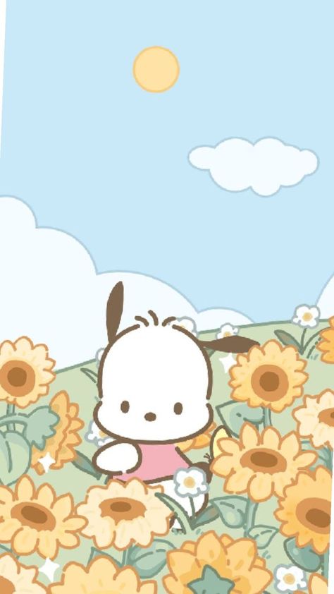 Pochacco Blue Widget, Sanrio Screensaver, Aesthetic Pochacco Wallpaper, Spring Sanrio Wallpaper, Pochacco Computer Wallpaper, Poccacho Icon, Pochacco Wallpaper Blue, Poccacho Wallpaper, Hello Kitty Characters Wallpaper